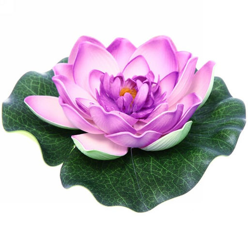 Цена за 5 шт. Растение водоплавающее "Кувшинка Розитта" d-17см сиреневая