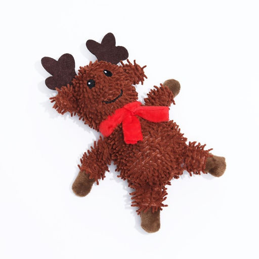Игрушка мягкая для собак Олень с пищалкой, 26 х 18 см - Пижон фото 3