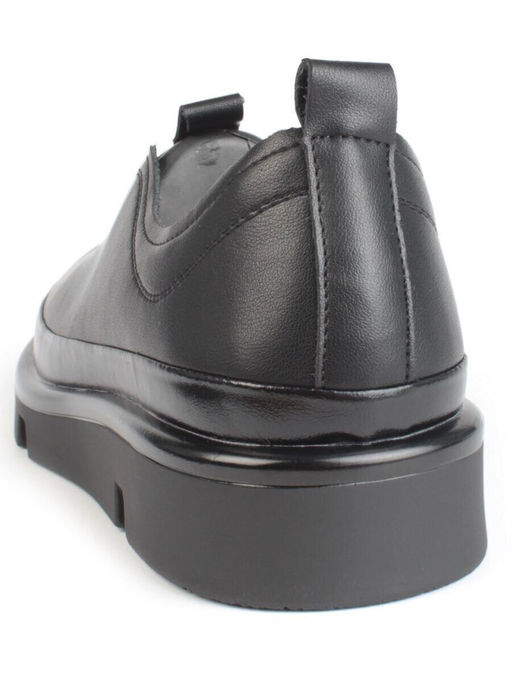 03-PDL 308-1 BLACK Полуботинки женские (натуральная кожа)