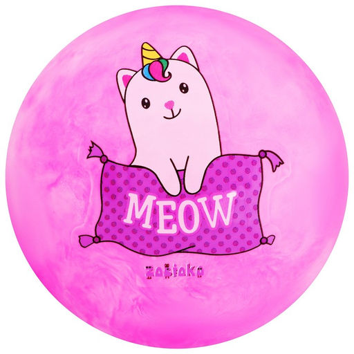 Мяч детский ZABIAKA MEOW, d=22 см, 60 г  фото 8