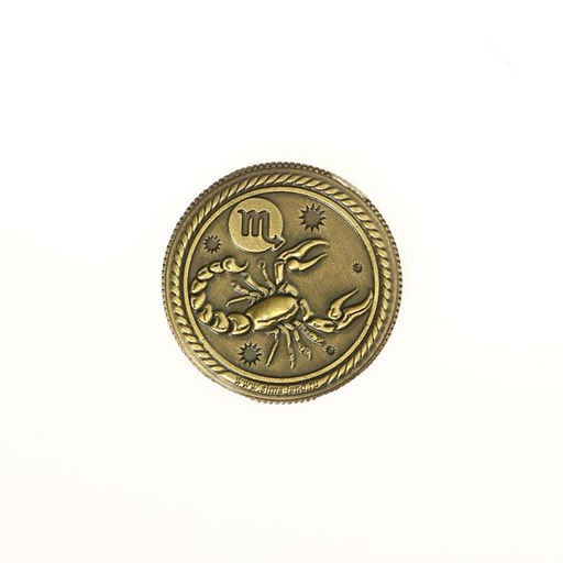 Монета сувенир знак зодиака «Скорпион», d=2.5 см