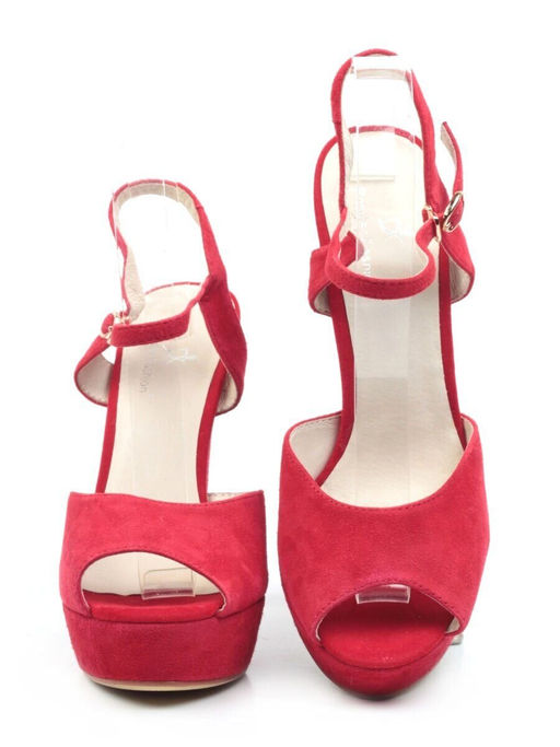 06-87VB RED Туфли женские (натуральная замша)