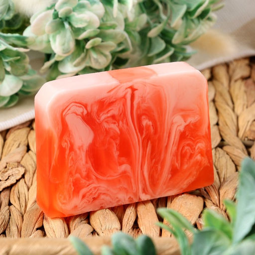 Мыло СПА - уход для бани и сауны Клубника со сливками Добропаровъ РУЧНАЯ РАБОТА 80 гр  фото 3