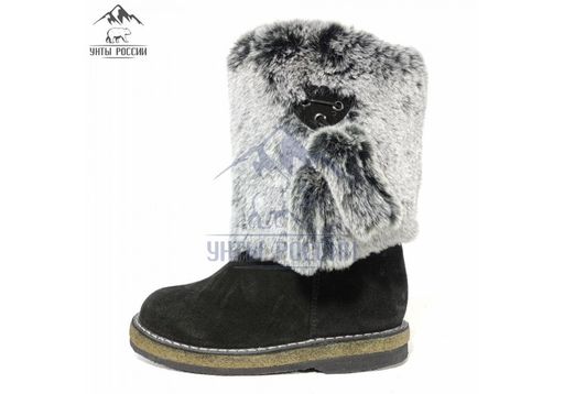 Унты Детские, заяц, войлочная подошва