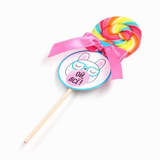 Цена за 2 шт. Леденец на палочке Ой, всё, вкус: вишнёвый сок, 15 г - Фабрика счастья фото 3