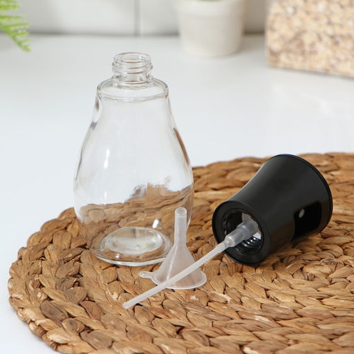 Распылитель для масла и уксуса Magistro Black Steel, 200 мл, стекло, прозрачный