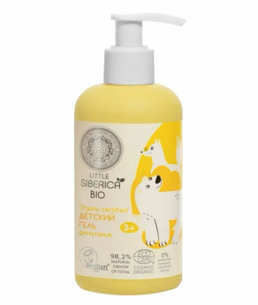 "NS" Little Siberica 3+ Гель д/купания 250мл с дозат.