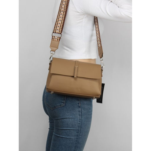 Сумка женская натуральная кожа GU 2066-91921, 3отд, плечевой ремень, бежевый SALE 264046 - Adelia фото 10