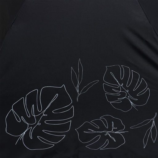 Зонт женский механический «Тропические листья», 6 спиц, складывается в размер телефона