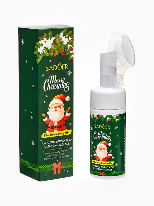 Новогодняя пенка для умывания Sadoer, авокадо, 120 мл
