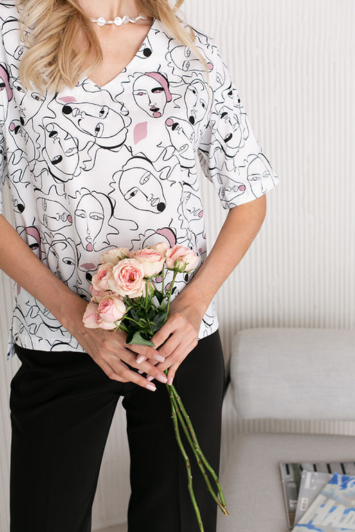 60682 Блуза Елисеева Олеся - Eliseeva olesya фото 6