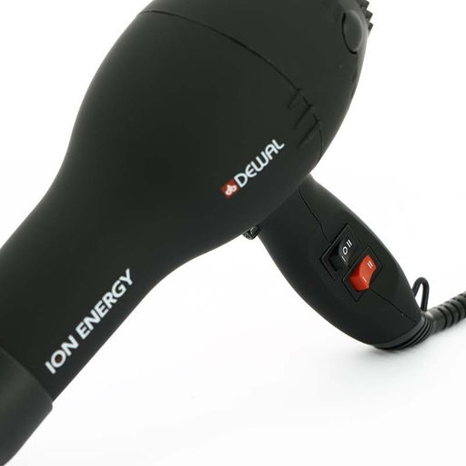 Dewal Профессиональный фен для волос / ION Energy 03-8800 Black, черный, 2000 Вт фото 2