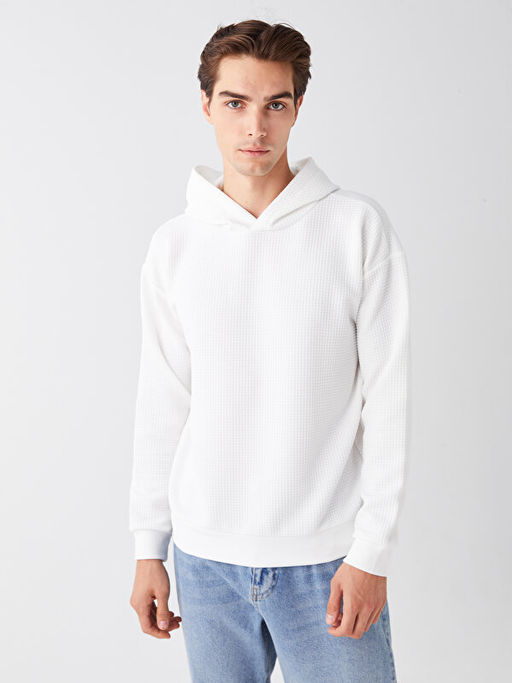 Uzun Kollu Erkek Hoodie