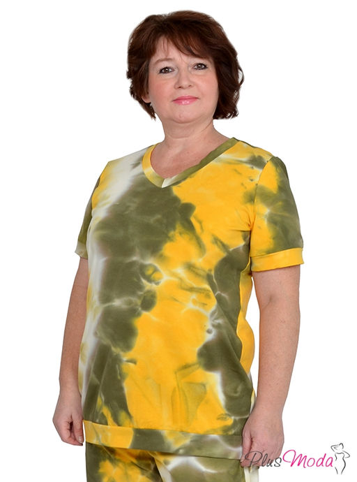 Футболка Модель №859 размеры 44-84 - Plusmoda фото 2