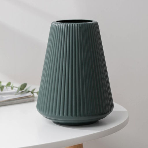 Ваза для цветов, пластик, 14×18 см, 1.5 л, МИКС