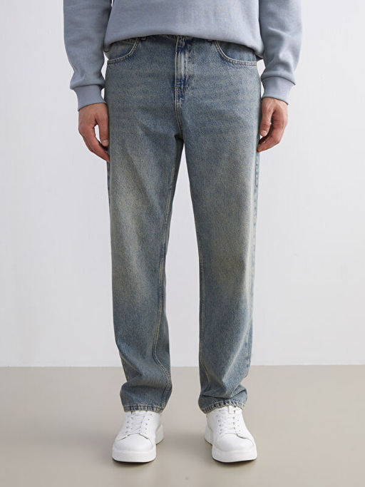 Baggy Fit Erkek Jean Pantolon