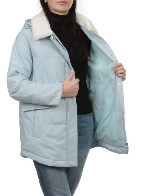 M24-212 BLUE Куртка демисезонная женская (100 гр. холлофайбер) - Fashion фото 7