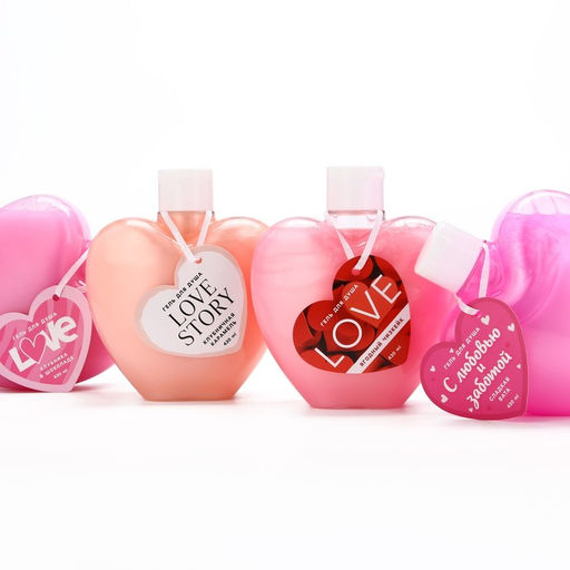 Гель для душа Love, 430 мл, аромат ягодного чизкейка, Чистое счастье  фото 11