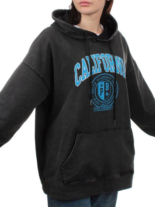 97118 DK. GRAY Худи женское (90% хлопок, 10% полиэстер) - Fashion фото 3