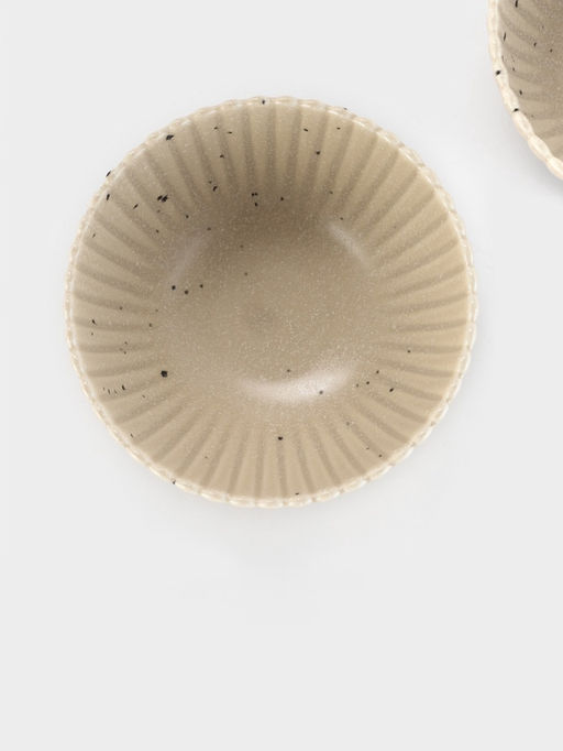 Салатники Доляна Коралл, d=16.1 см, набор 2 шт., фарфор, бежевые