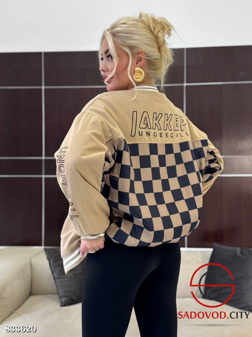 Бомбер с надписью женский - Bruno фото 6