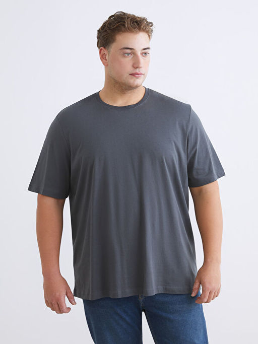 B?y?k Beden Basic Penye Erkek Ti??rt