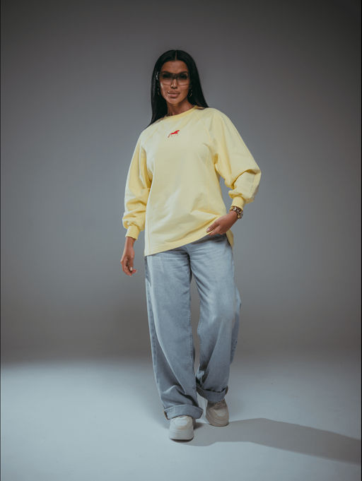 Символ свитшот женский (желтый)