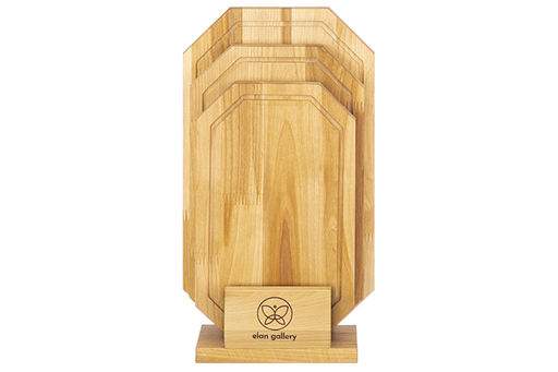 Комплект 3 досок 38*22*1,8 см, 34*20*1,8 см, 30*18*1,8 см Гайка на дер. подстав. - Elan gallery фото 28