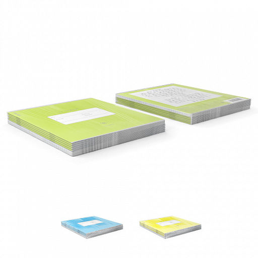 Цена за 200 шт. Тетрадь школьная ученическая ErichKrause Классика Bright желтая, 18 листов, линейка (в плёнке по 10 шт.)  фото 16