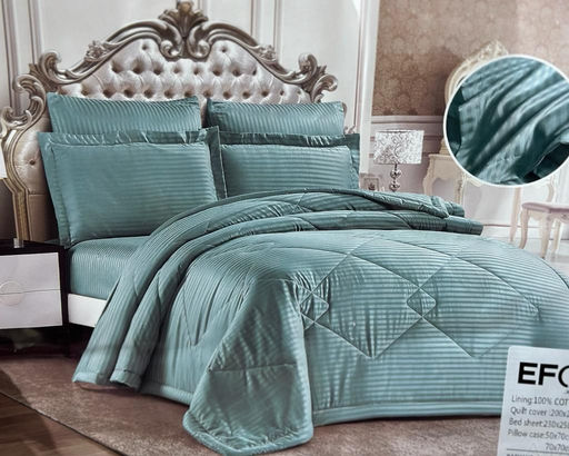 КПБ EFOR SATIN TURKUAZ бирюзовый 1.5