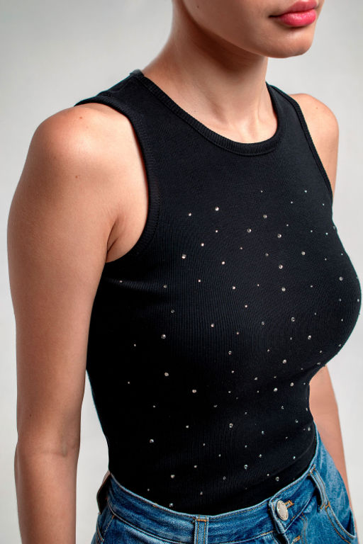 Арт.3204/2 Майка женская 42-52 (6 шт) Цвет:черный - Калинка фото 5