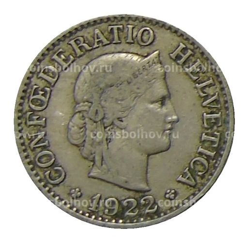 10 раппенов 1922 года Швейцария
