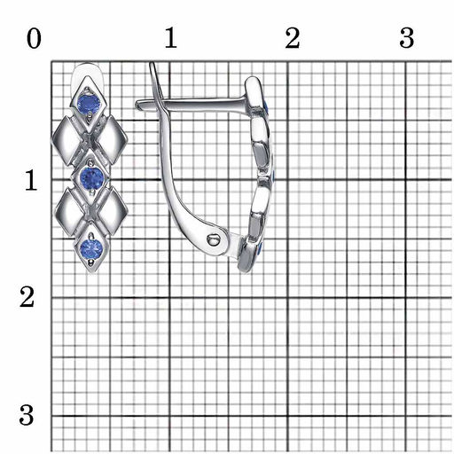 СЕРЬГИ 33815044Пл4 - Красная пресня фото 2