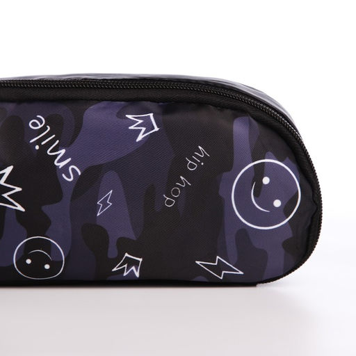 Набор 2 в 1, рюкзак, пенал Hip-Hop, 42х28х13 см, цвет черный - NAZAMOK KIDS фото 9