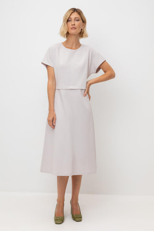 ЕВТ 5085/серо-сиреневый платье жен