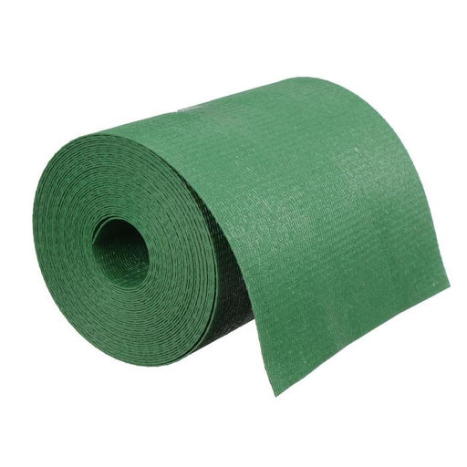 Лента бордюрная, 20 см×10 м, толщина 1.2 мм, пластиковая, зелёная, Greengo