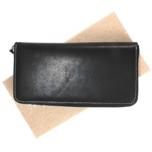 Портмоне женское Croco-ПР-956 натуральная кожа 3 отд, 11 карм, черный шора (100) 208262  фото 4