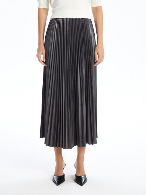 Dar Fit Kad?n Pileli Etek