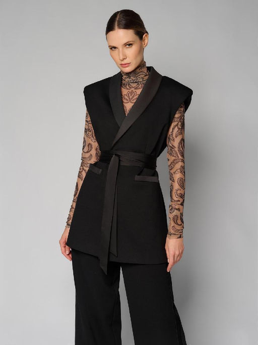 Жилет женский 12411-44021 black - Eleganzza фото 8