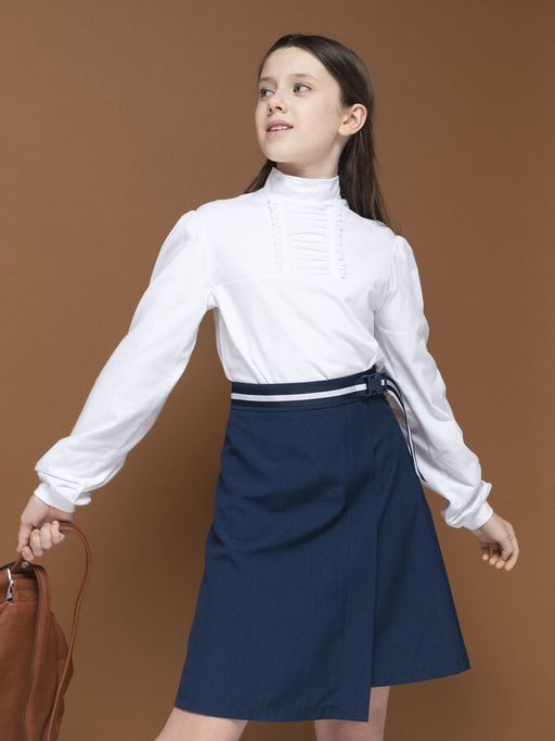 PELICAN, юбка для девочек, Темно-синий фото 4