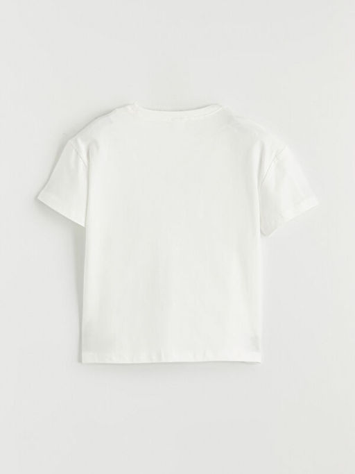 Bisiklet Yaka Dinozor Bask?l? Erkek ?ocuk Ti??rt