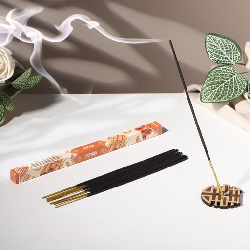 Цена за 4 шт. Благовония «Дыхание природы Корица», 8 палочек