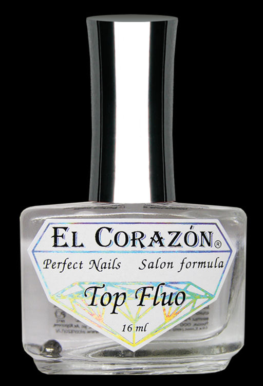 El Corazon лечение 411 Флуоресцентный лак-топ "Top Fluo" (клубное) 16 мл
