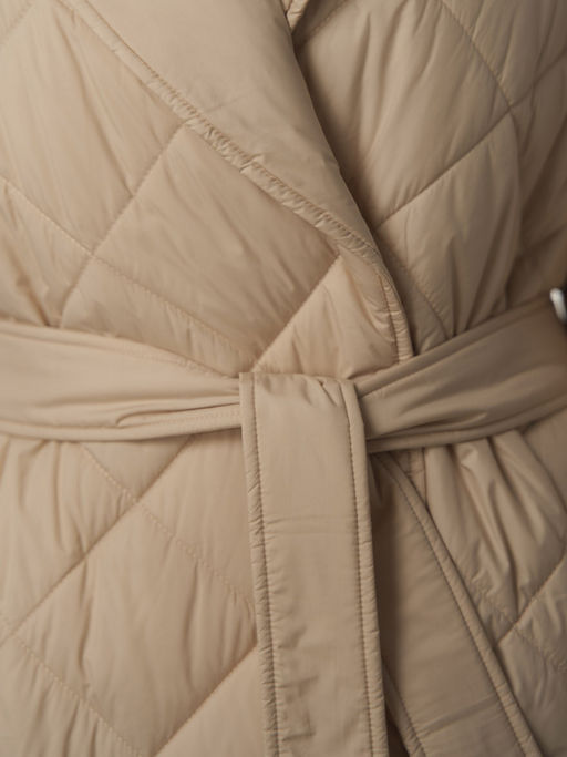 Conso/SM 230107 - light beige Утепленное полупальто  фото 9