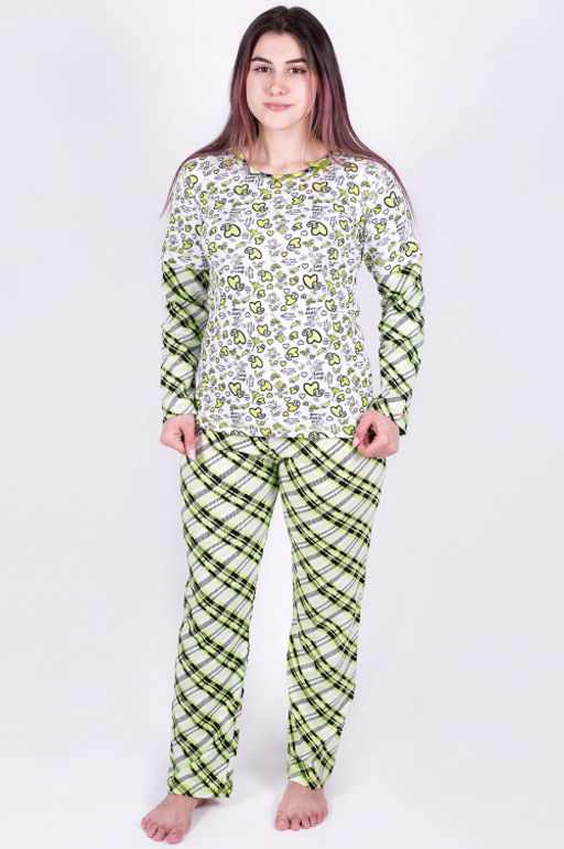 Арт. 8518 Пижама с брюками 38-44 (4 шт) Цвет:ассорти - Калинка фото 2