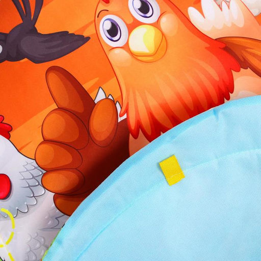 Развивающий коврик с дугами Домашние животные, 80x65 см, Крошка Я 5  фото 5