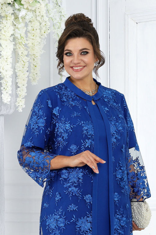 Платье Ninele 7431-Р темно-синий - Mira fashion фото 1404