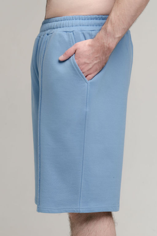 Арт. 65510 Шорты мужские 48-56 (5 шт) Цвет:Голубой - Идеал фото 2