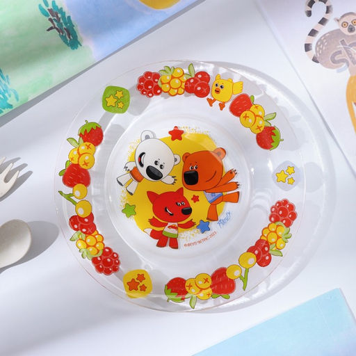 Тарелка «Ми-ми-мишки», d=19.6 см, стекло