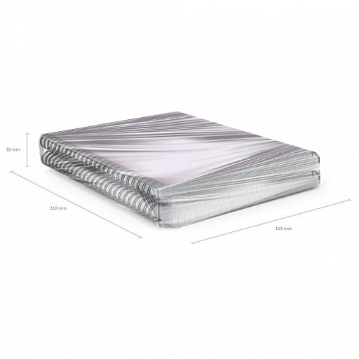 Цена за 2 шт. Тетрадь общая с пластиковой обложкой на спирали ErichKrause Brave cats, фиолетовый, A5, 80 листов, клетка  фото 6